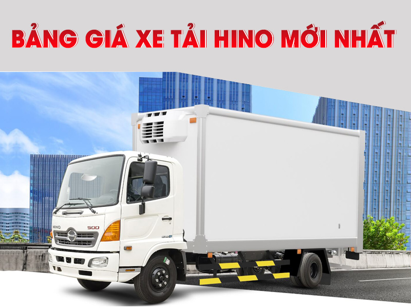 Giá Xe Tải Hino Tháng 06/2026