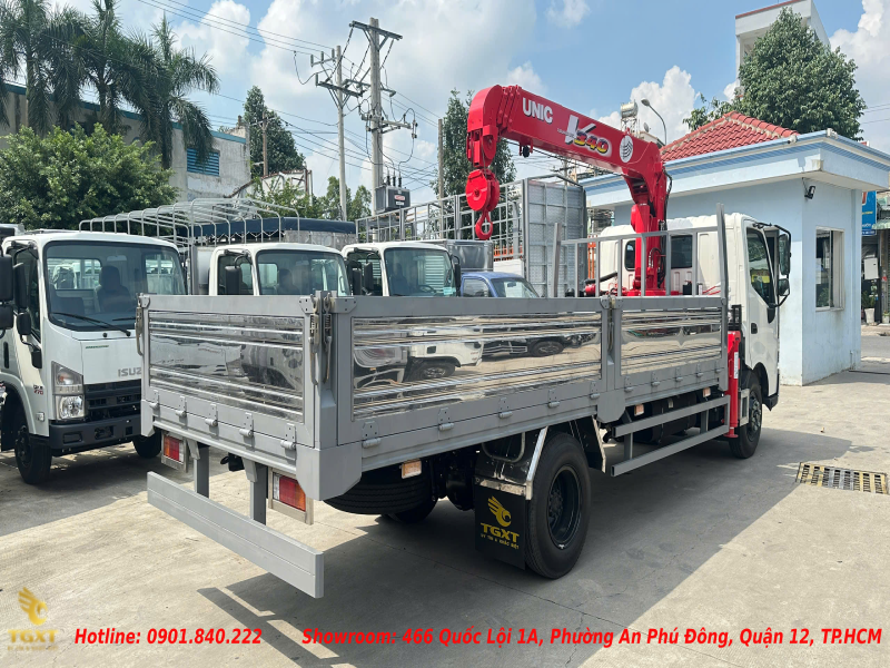 Xe Tải Hino XZU730L Tải 3T4 Gắn Cẩu UR - V344 -2