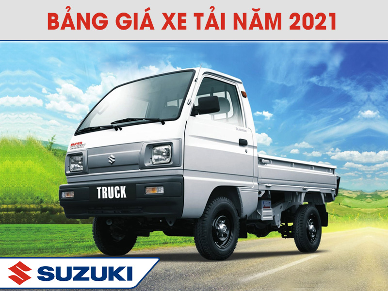 Giá Xe Tải Suzuki Tháng 01/2022